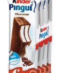 Kinder Pingui Bar 30g in classic white and brown packaging.
